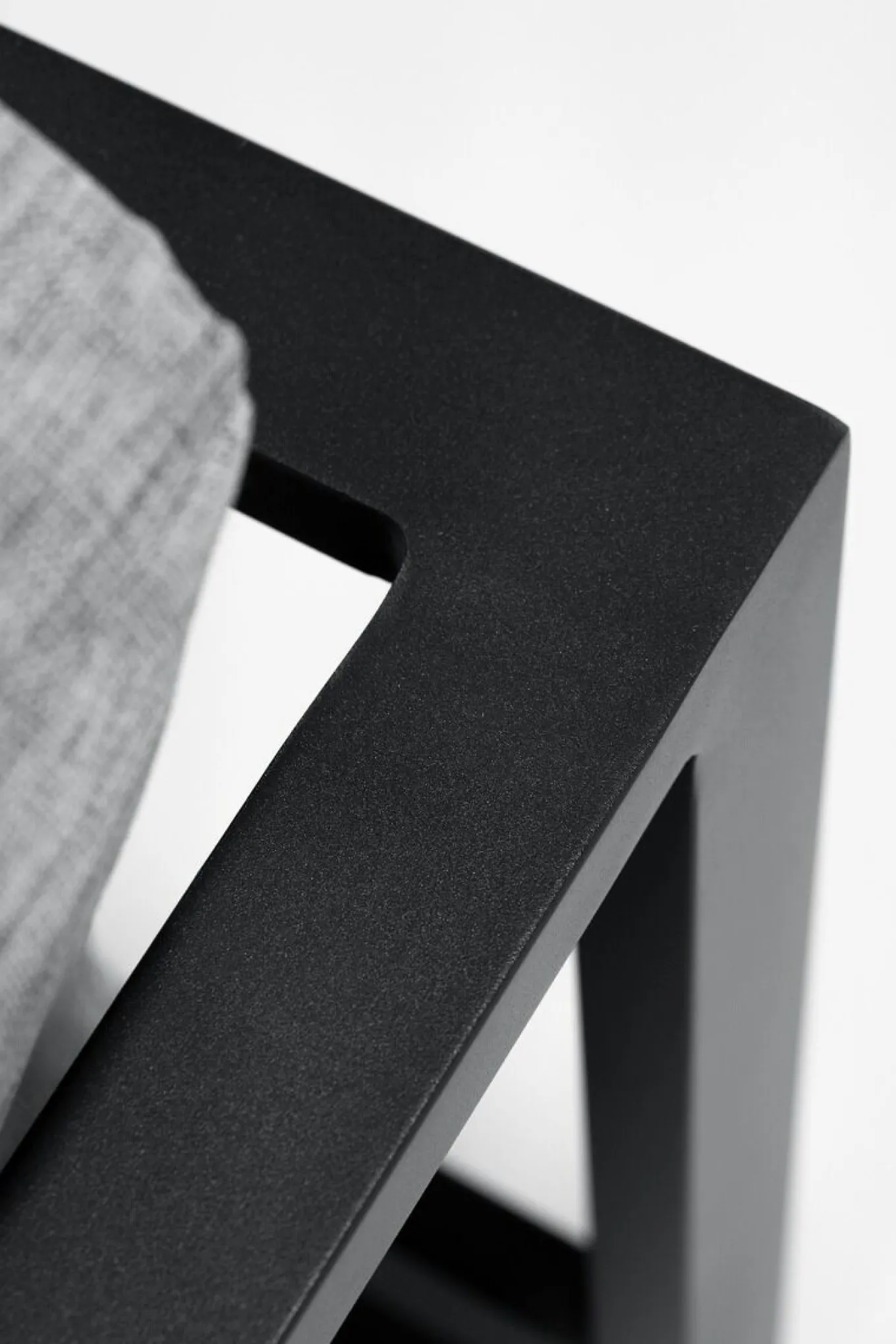 Outlet Matteo Corner Gartenlounge mit Feuertisch für 5 Personen, anthrazit/grau, Aluminium, inkl. Kissen & Hocker Gartenlounge|Aluminium-Gartenmöbel