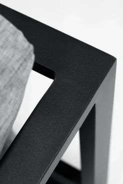 Hot Matteo S Gartenlounge 3-Sitzer, anthrazit/grau, Aluminium, inkl. Polster & Hocker Gartenlounge|Aluminium-Gartenmöbel