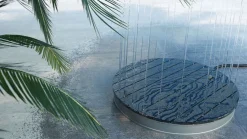Best Neptun Gartendusche, anthrazit/Natur, Alu/Polywood, frostbeständig, rutschfest, UV-Beständig Pool Zubehör