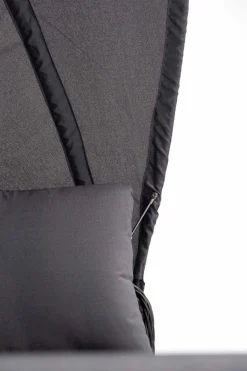 Online Oceana Sonneninsel, grau, Polyrattan/Polyacryl, mit Dach & drehbarem Hocker, Sonnenschutz und Sichtschutz Polyrattan-Gartenmöbel|Gartenliegen