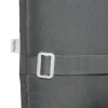 Outlet Comfort Stuhlauflage Hochlehner, anthrazit, Polyester, 120 x 50 x 7 cm Hochlehner-Auflagen