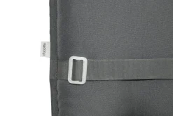 Outlet Comfort Stuhlauflage Hochlehner, anthrazit, Polyester, 120 x 50 x 7 cm Hochlehner-Auflagen