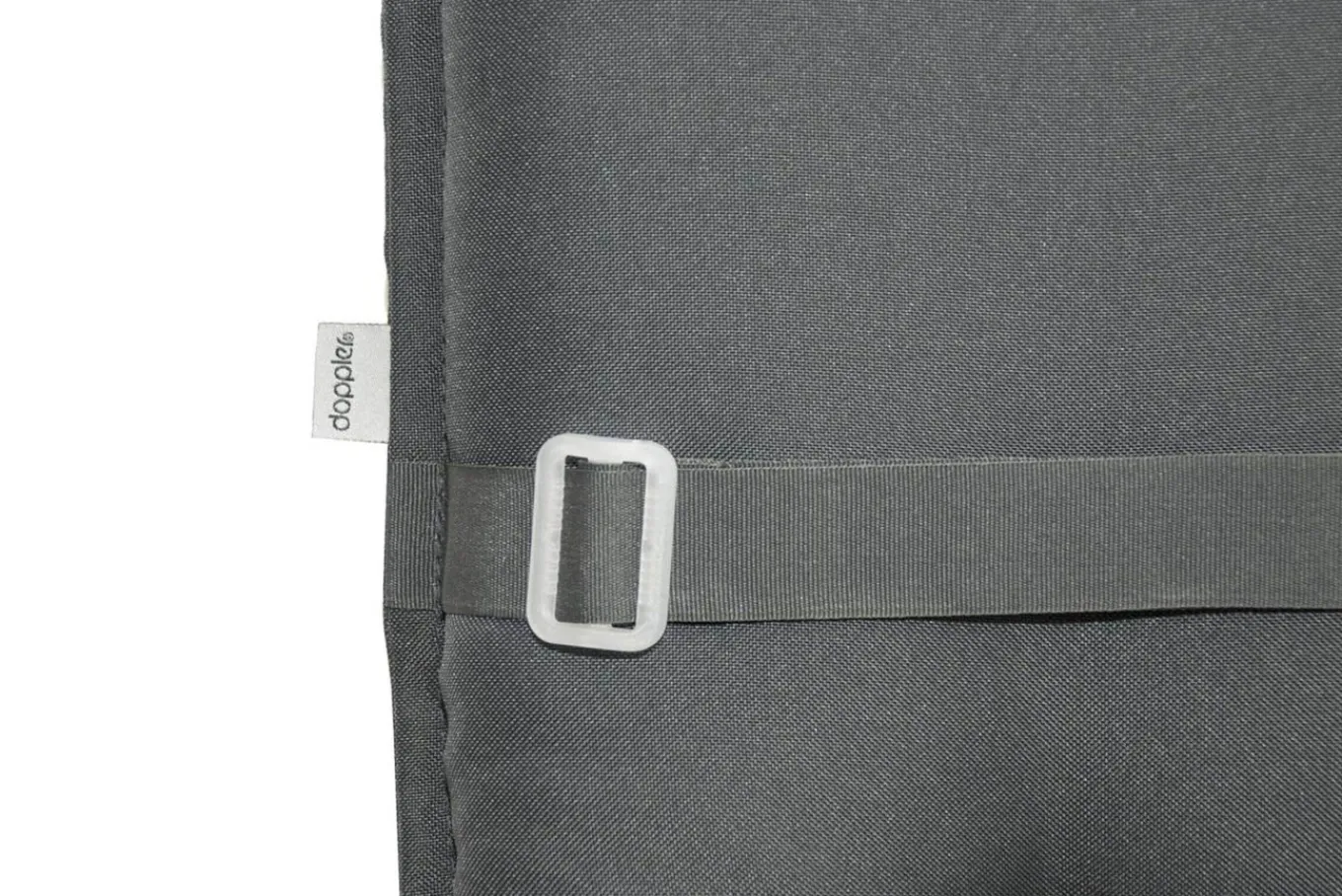 Outlet Comfort Stuhlauflage Hochlehner, anthrazit, Polyester, 120 x 50 x 7 cm Hochlehner-Auflagen