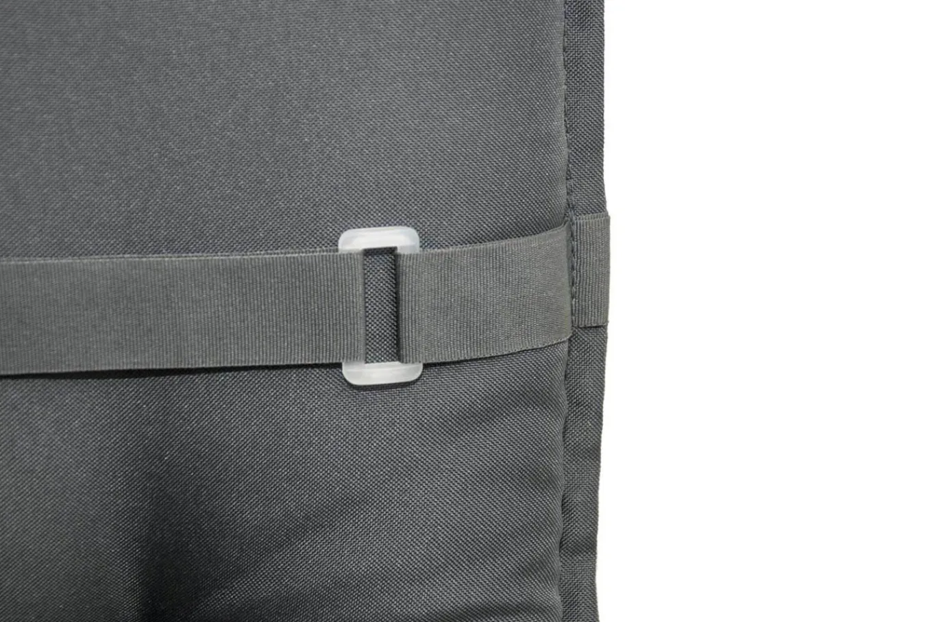 Outlet Comfort Stuhlauflage Hochlehner, anthrazit, Polyester, 120 x 50 x 7 cm Hochlehner-Auflagen