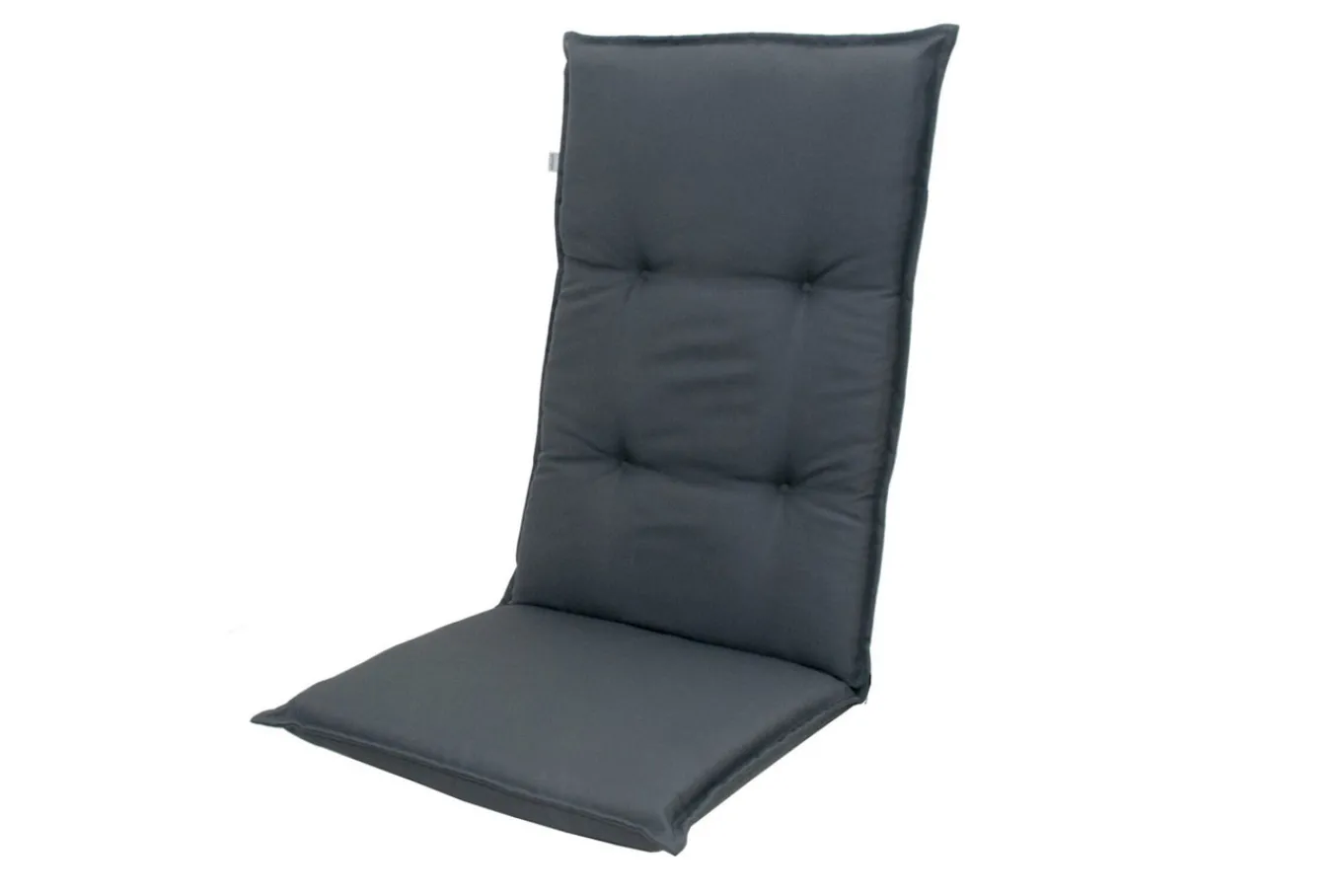 Outlet Comfort Stuhlauflage Hochlehner, anthrazit, Polyester, 120 x 50 x 7 cm Hochlehner-Auflagen