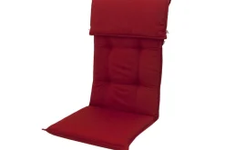 New Stuhlauflage Hochlehner, bordeaux, Dralon, 120x50x7cm, mit DuPont Teflon Markenimprägnierung Hochlehner-Auflagen