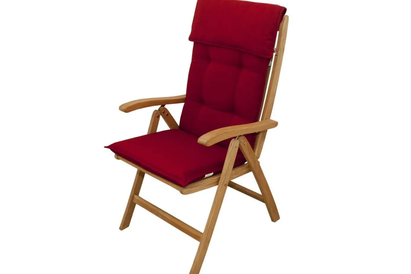 New Stuhlauflage Hochlehner, bordeaux, Dralon, 120x50x7cm, mit DuPont Teflon Markenimprägnierung Hochlehner-Auflagen