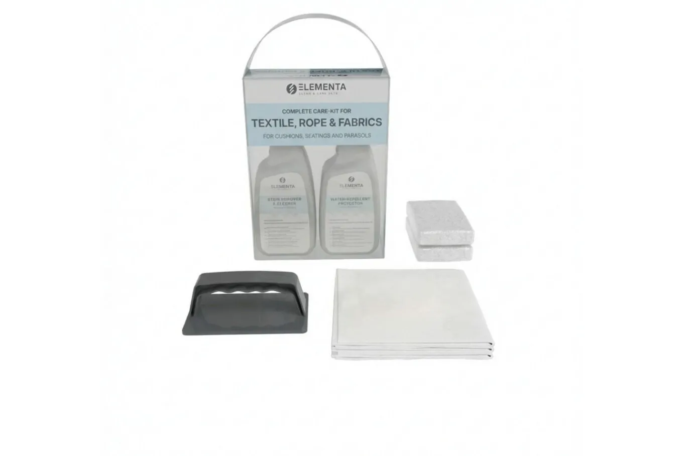 New Fabrics KITS 3-in-1 Box Pflegemittel für Textilien & Stoffe, 2x 750 ml, Cleaner & Protector Pflege Und Reinigung