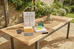 New Teak Kits 3-in-1 Box Pflegemittel, Holz & Hartholz, 2x 1000 ml, Cleaner & Shield Pflege Und Reinigung