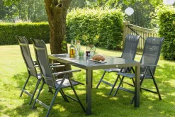 Best Alice Comfort Klappstuhl, xerix/anthrazit, Alu/Textilen Aluminium-Gartenmöbel|Gartenstühle & Gartensessel