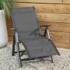 Sale Alice Comfort Relaxsessel, xerix/anthrazit, Alu/Textilene, 70x67x45cm Aluminium-Gartenmöbel|Gartenstühle & Gartensessel