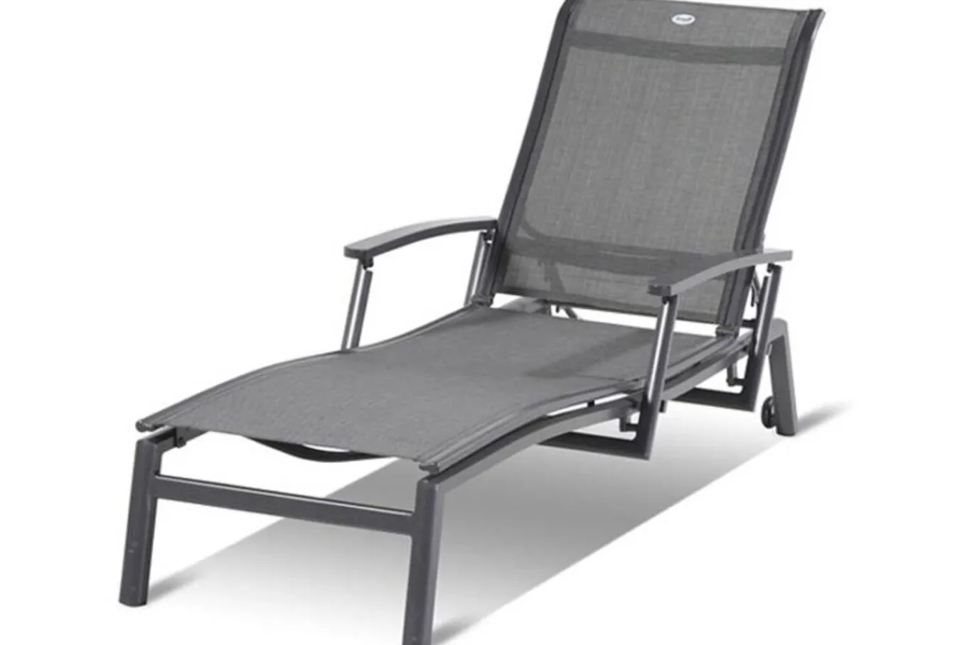 Discount Alice Comfort Rollliege, xerix/anthrazit, Alu/Textilene, 170x75x35cm Gartenliegen