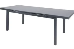 Discount Alice Garten-Essgruppe, xerix, Alu/4x4 Textilen, Tisch 180/240x100cm, 4 Stapel-, 2 Klappstühle Garten-Essgruppen|Aluminium-Gartenmöbel