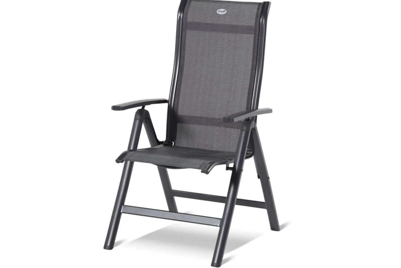 Sale Alice Garten-Essgruppe, xerix/anthrazit, Alu/Textil, 160 x 95 cm, 6 Klappstühle Garten-Essgruppen|Aluminium-Gartenmöbel