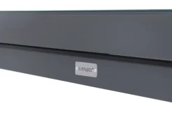 Best Alice Garten-Essgruppe, xerix, Alu/4x4 Textilen, Tisch 180/240x100cm, 6 Stapelsessel Garten-Essgruppen|Aluminium-Gartenmöbel