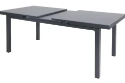 Sale Alice Garten-Essgruppe, xerix, Alu/4x4 Textilen, Tisch 180/240x100cm, 6 Stapel-, 2 Klappstühle Garten-Essgruppen