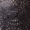 Hot Amalfi Garten-Essgruppe, bronze, Alu-Guss, Ø120cm, 4 Sessel inkl. Wendekissen Aluguss-Gartenmöbel|Garten-Essgruppen