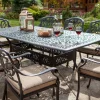 Best Amalfi Garten-Essgruppe, bronze, Alu-Guss, 8 Diningsessel Aluguss-Gartenmöbel|Garten-Essgruppen