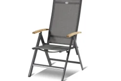 Hot Aruba Teak Garten-Essgruppe, xerix, Alu/Textilene, Tisch 180/240x100cm, 6 Stapel-, 2 Klappstühle Garten-Essgruppen