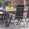 Hot Ausziehtisch Tipperary xerix/stone grey, Aluminium/HPL, 160/260x93cm Gartentische