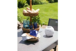 Hot Ausziehtisch Tipperary xerix/stone grey, Aluminium/HPL, 160/260x93cm Gartentische