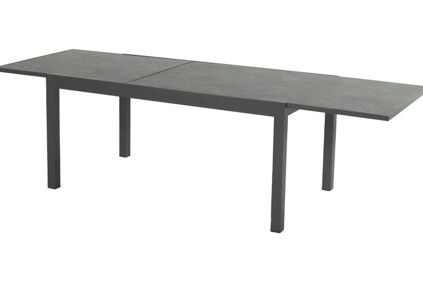 Hot Ausziehtisch Tipperary xerix/stone grey, Aluminium/HPL, 160/260x93cm Gartentische