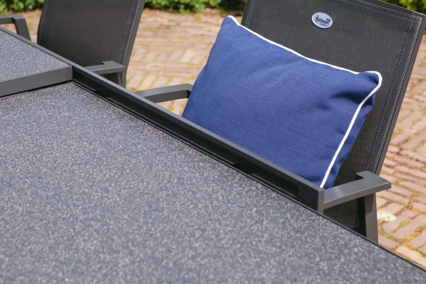 Hot Ausziehtisch Tipperary xerix/stone grey, Aluminium/HPL, 160/260x93cm Gartentische