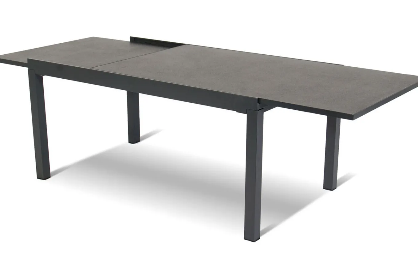Hot Ausziehtisch Tipperary xerix/stone grey, Aluminium/HPL, 160/260x93cm Gartentische