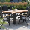 Online Exklusivmodell YasmaniEsstisch, xerix/natur, Alu/Teak, 240x100cm Gartentische