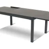 Outlet Garten-Essgruppe, xerix-anthrazit, Alu/HPL, 4x4 Textilen, 260/160x90 cm, 6 Personen Garten-Essgruppen