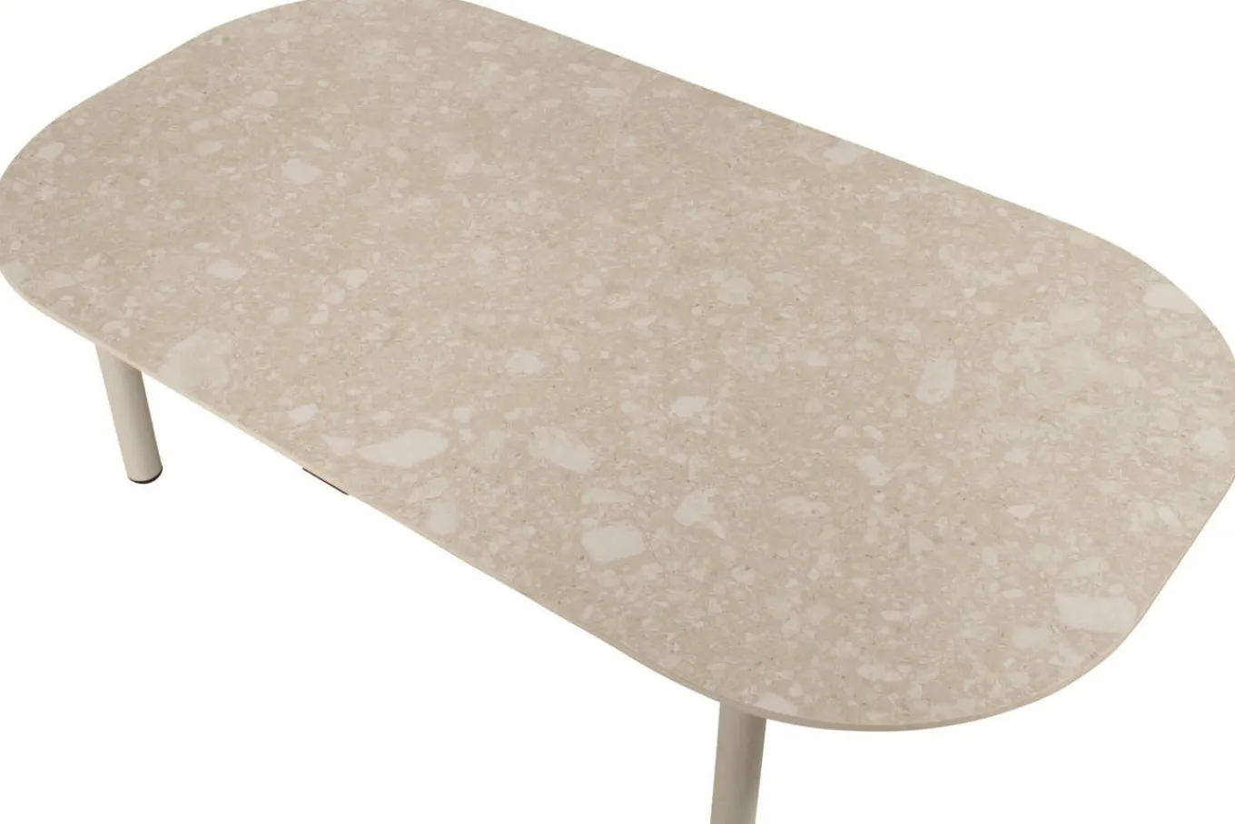 Outlet Shades of Colour Bilbao Gartenlounge, sand/beige, Alu/Polyester/Rope-Geflecht, inkl. Polster Gartenlounge|Aluminium-Gartenmöbel
