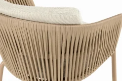 Sale Shades of Colour Sevilla Diningsessel, cappuccino/beige, Polyester/Rope-Geflecht, 63 x 57 x 75 cm, inkl. Polster Gartenstühle & Gartensessel|Rope-Gartenmöbel