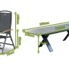 Clearance Sondermodell Xanadu / Raffaelo Garten-Essgruppe, xerix/anthrazit, Alu/Glaskeramik, 8 Klappstühle, 220/280x100cm Garten-Essgruppen