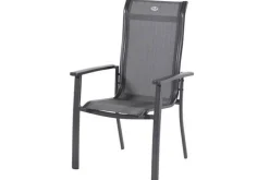 Best Sondermodell Xanadu / Alice Comfort Set, xerix/anthrazit, Alu/Glaskeramik, 10 Stapelsessel, 220/280x100cm Garten-Essgruppen
