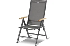 Clearance Sondermodell Xanadu / Aruba Garten-Essgruppe, xerix/anthrazit, Alu/Glaskeramik, 6 Klappstühle, 220/280x100cm Garten-Essgruppen|Aluminium-Gartenmöbel