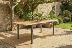 Best South Wales Ausziehtisch, xerix/natur, Alu/Teak, 150/210x90cm, mit Synchronauszug Gartentische