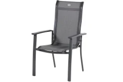 Best Tanger/Alice Comfort Garten-Essgruppe, xerix/grey wood, Aluminium/Keramik, 228x105cm, 6 Stapelsessel Garten-Essgruppen|Aluminium-Gartenmöbel