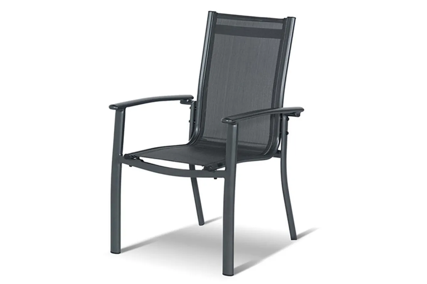 Online Xanadu / Alice Garten-Essgruppe, xerix, Alu/Textilene/Glaskeramik, 4 Stapelsessel, 2 Klappstühle, 160/220x100cm Garten-Essgruppen|Aluminium-Gartenmöbel