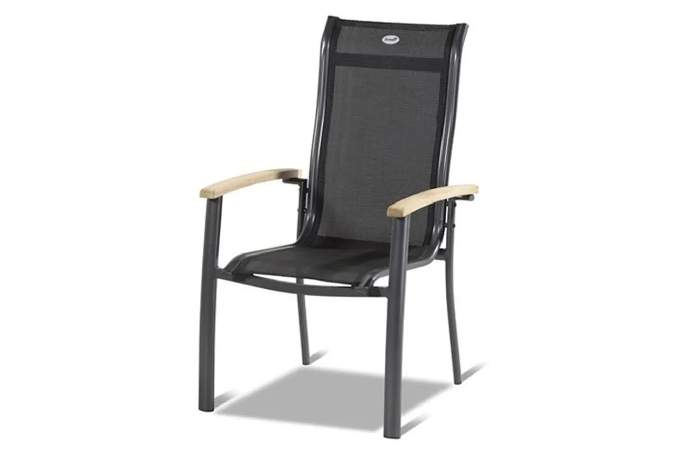 New Xanadu / Alice Garten-Essgruppe, xerix/natur, Alu/Teak/Glaskeramik, 4x4 Textilen, 4 Dining Sessel, 160/220x100cm, Teak Armlehnen Garten-Essgruppen|Aluminium-Gartenmöbel