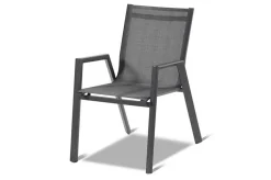 Online Xanadu / Aruba Garten-Essgruppe, xerix, Alu/Textilene/Glaskeramik, 6 Stapelsessel, 160/220x100cm Garten-Essgruppen|Aluminium-Gartenmöbel