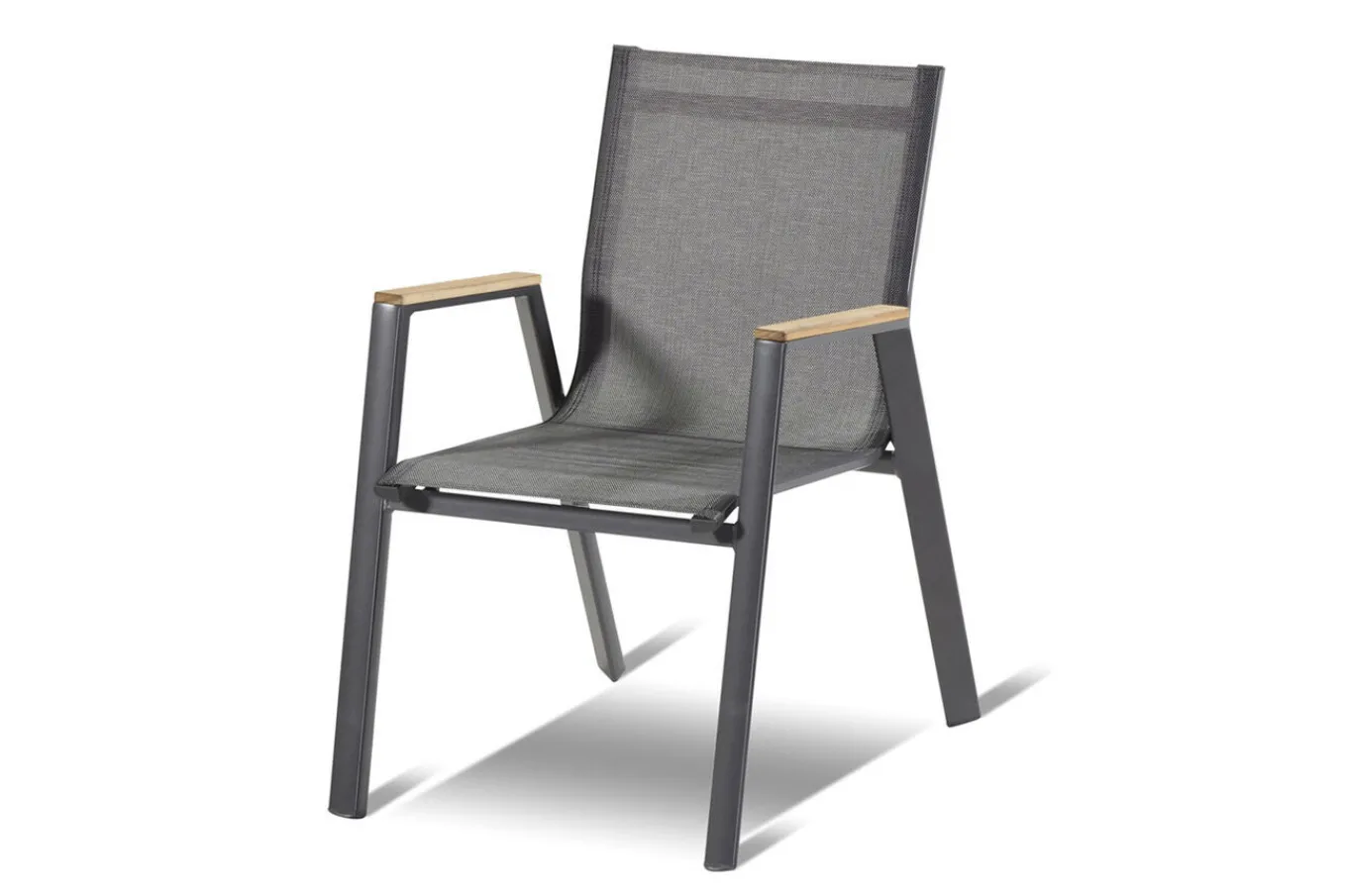 Clearance Xanadu / Aruba Garten-Essgruppe, xerix/natur, Alu/Teak/Glaskeramik, 2 Dining Sessel, 6 Klappstühle, 160/220x100cm, Teak Armlehnen Garten-Essgruppen|Aluminium-Gartenmöbel