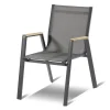 Sale Xanadu / Aruba Garten-Essgruppe, xerix/natur, Alu/Teak/Glaskeramik, 8 Dining Sessel, 160/220x100cm, Teak Armlehnen Garten-Essgruppen|Aluminium-Gartenmöbel