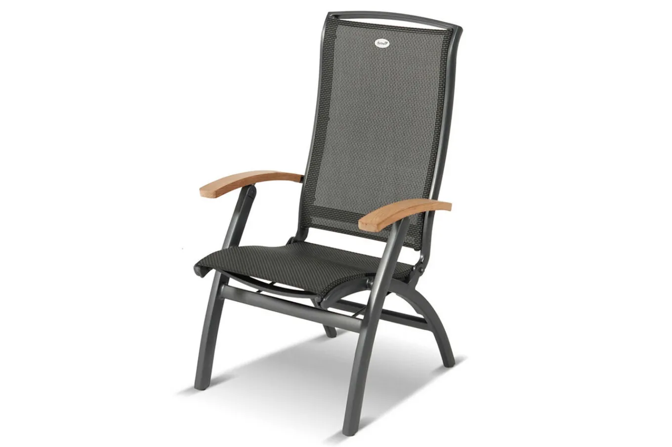 Clearance Xanadu / Da Vinci Garten-Essgruppe, xerix/natur, Alu/Teakholz/Glaskeramik, 220 x 100 cm, 6 Klappstühle Garten-Essgruppen|Aluminium-Gartenmöbel