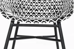 New Xanadu Garten-Essgruppe, schwarz/weiß/grau, Aluminium/Kunststoff/Glaskeramik, 220/280 x 100 cm Tisch, ausziehbar, robust, korrosionsbeständig, UV-beständig, mit Fußkappen, pulverbeschichtet Aluminium-Gartenmöbel