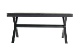 Online Xanadu / Primo Garten-Essgruppe, xerix, Alu/Textilene/Glaskeramik, 8 Klappstühle, 160/220x100cm, Ausziehfunktion Aluminium-Gartenmöbel