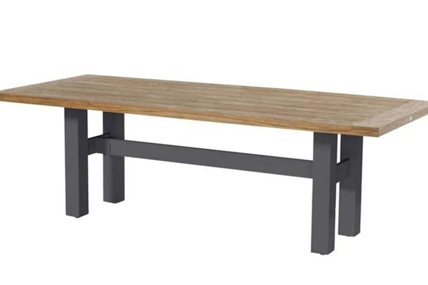 Hot Yasmani Esstisch, xerix/teak natural, Alu/Teak, 240x100cm Gartentische