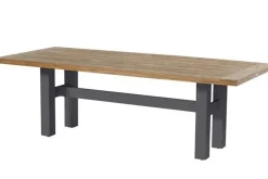 Hot Yasmani Garten-Essgruppe mit 8 Sesseln, xerix/anthrazit, Alu/Textilene, ausziehbar & klappbar, pflegeleicht, witterungsbeständig Garten-Essgruppen|Aluminium-Gartenmöbel