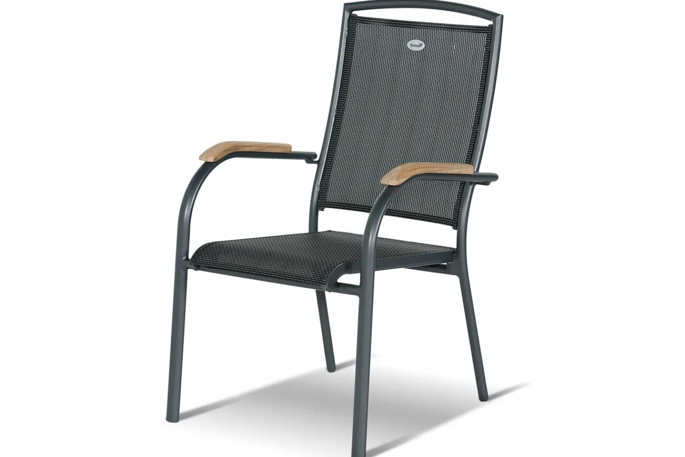Clearance Yasmani/Raffaelo Garten-Essgruppe, xerix, Alu/Teakholz, 240x100cm, 6 Stapel-, 2 Klappstühle Garten-Essgruppen|Aluminium-Gartenmöbel
