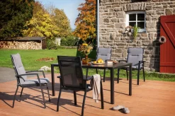 Online Altura 4er-Set Stapelsessel, anthrazit/anthrazit, 0302102-7100 Gartenstühle & Gartensessel