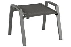 Altura Hocker, anthrazit/anthrazit, Alu/Textilene, 0302103-71000 Gartenstühle & Gartensessel